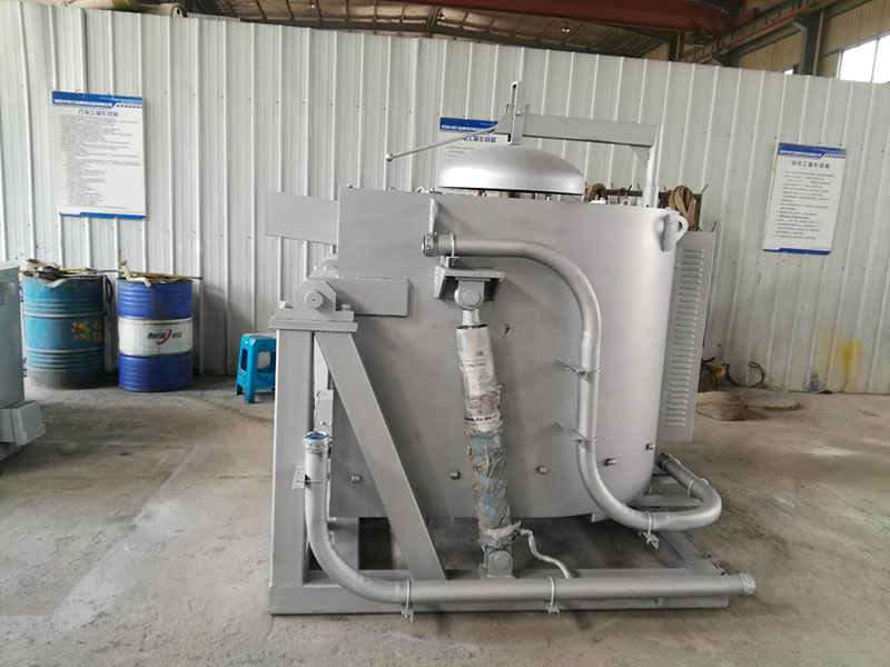 Aluminum alloy resistance dumping furnace